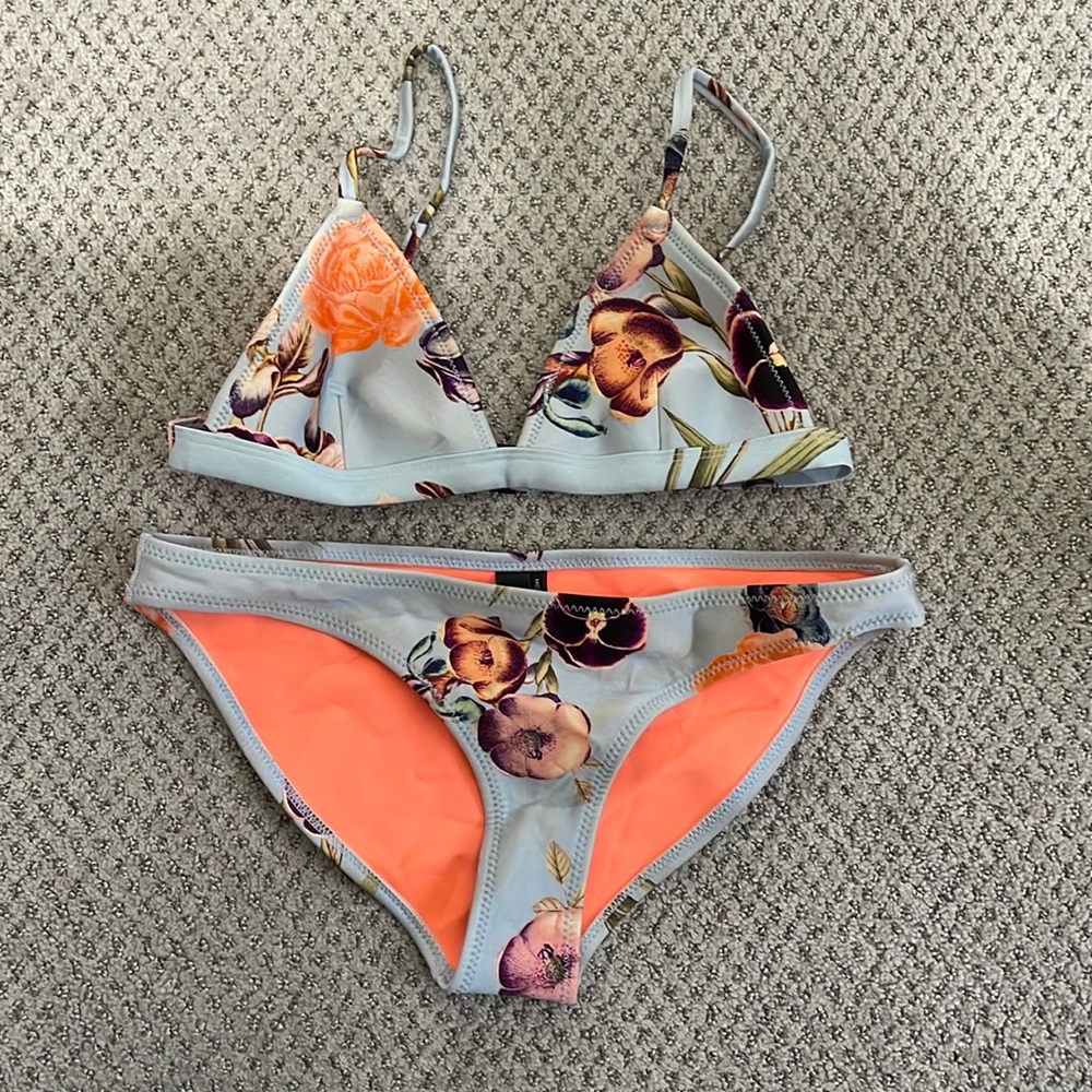 Triangl neoprene bikini set